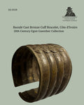 Akan Cast Bronze Cuff Bracelet, Probably Baoulé – Côte d’Ivoire or Ghana – 20th Century – Egon Guenther Collection