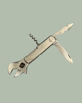 Le Couteau Clé “MULTIPLE” Déposé – French Multi-Tool Corkscrew with Adjustable Wrench, circa early to mid 20th