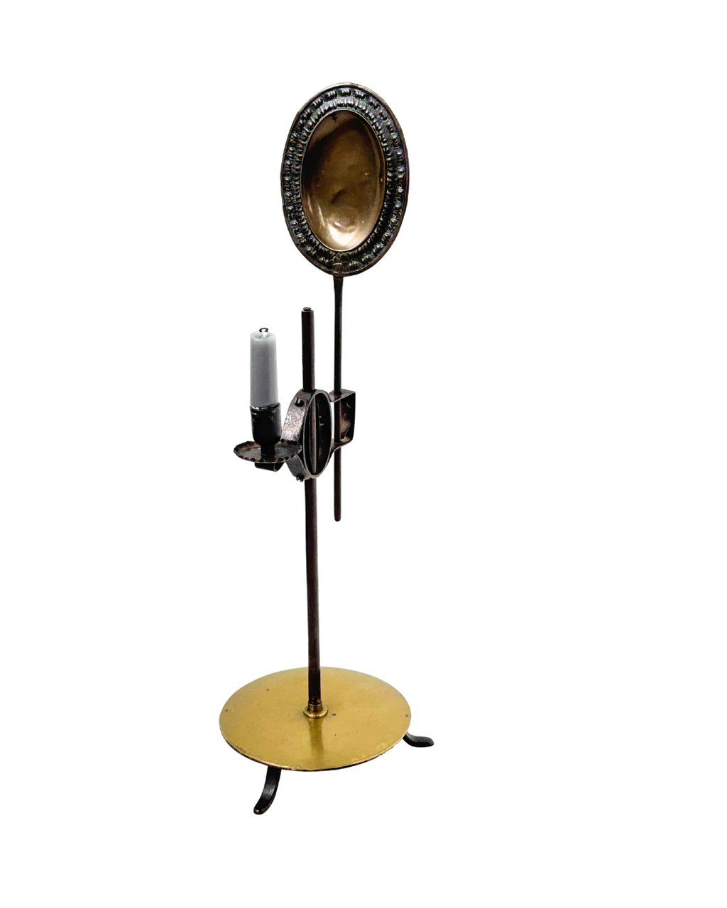 Antique Adjustable Candle Reflector Lamp England, early 19th century (c. 1820–1840)