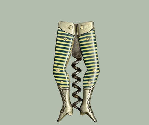 Closed View Corkscrew with striped legs 