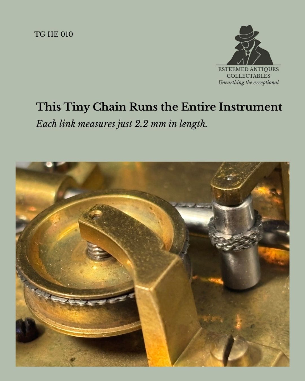 Antique Coverslip Micrometer, Brass Microscope Thickness Gauge, Europe c.1890