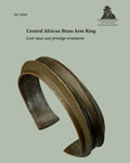 Central African Brass Arm Ring, Attributed Fang Culture, Gabon — Lost-Wax Cast Prestige Ornament