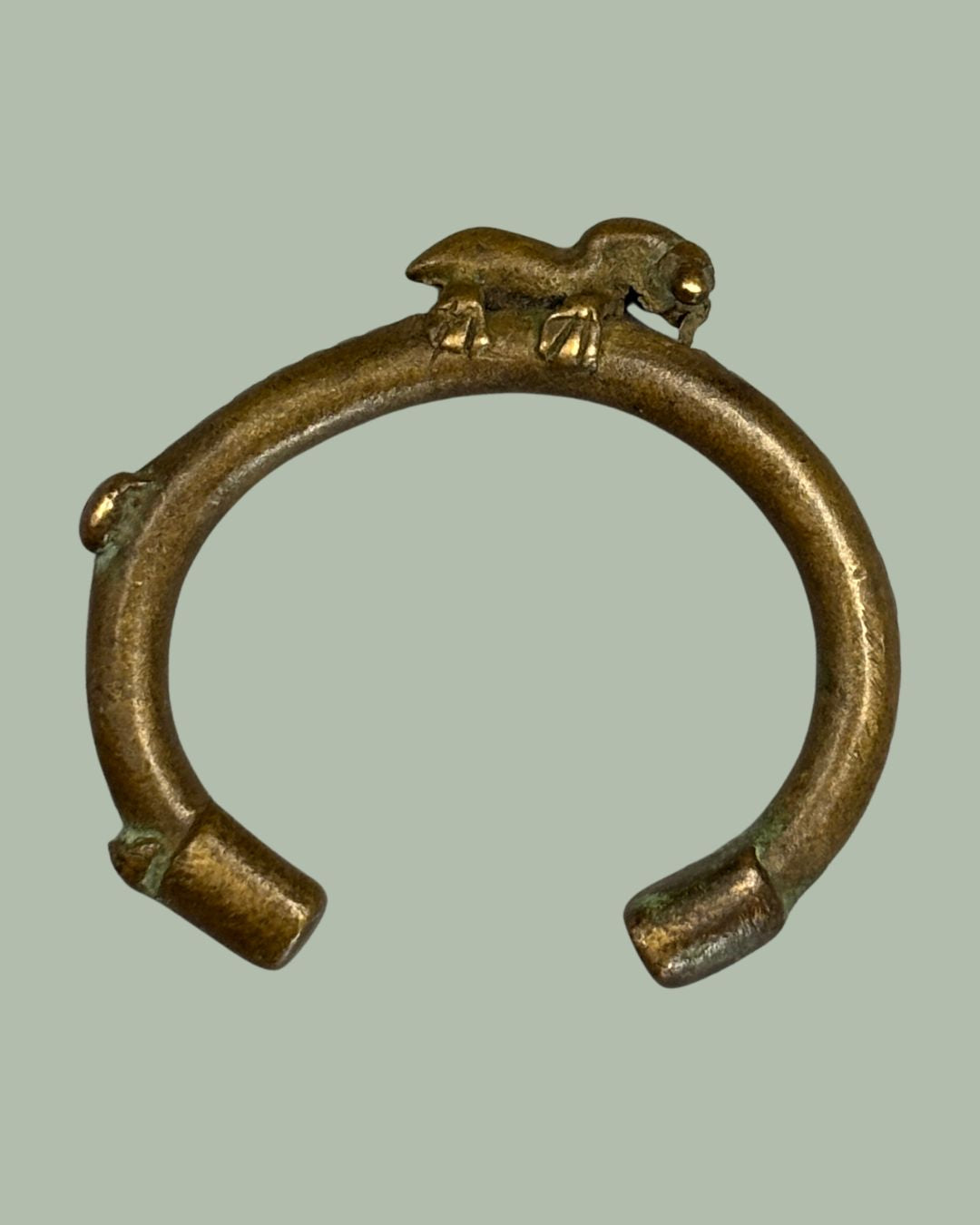 Senufo Zoomorphic Bronze Bracelet, Northern Côte d’Ivoire / Mali Region – Lost Wax Cast Bangle