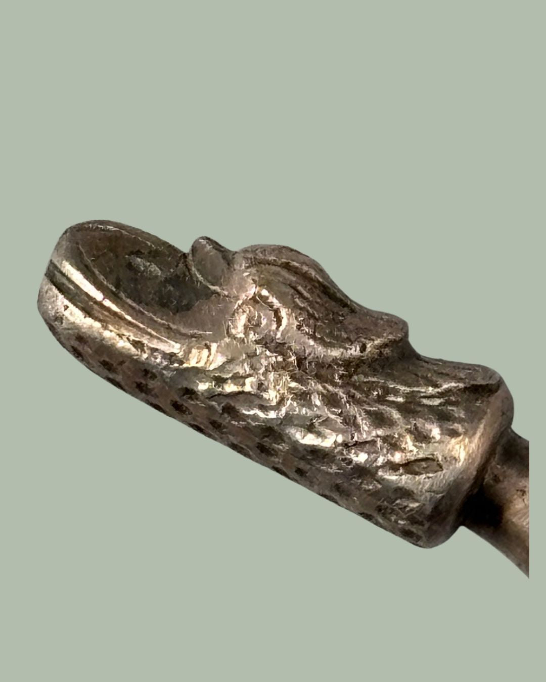 Antique Dragon Head Champagne Tap Corkscrew with Valve, Late 19th Century French Style Champagne Siphon, Original Case ,Thomas Guenther Collection