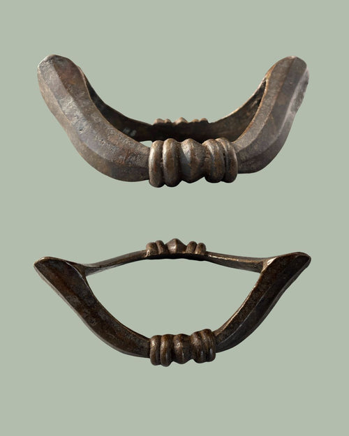 Antique cast-bronze Senufo anklet from Egon Guenther Collection