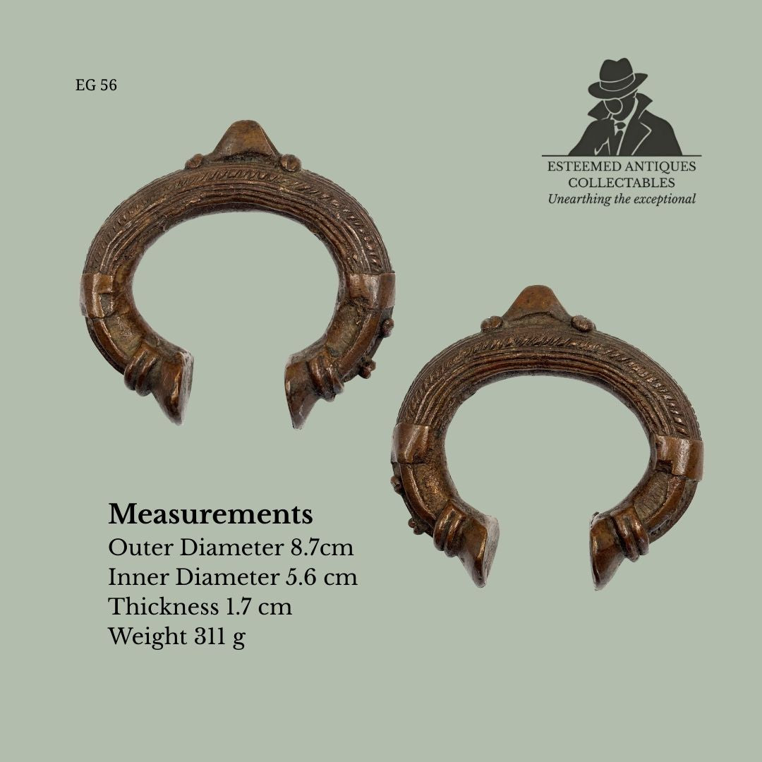 Kotoko (Sao Tradition) Bronze Currency Bracelet — Lake Chad Basin, 19th–Early 20th Century