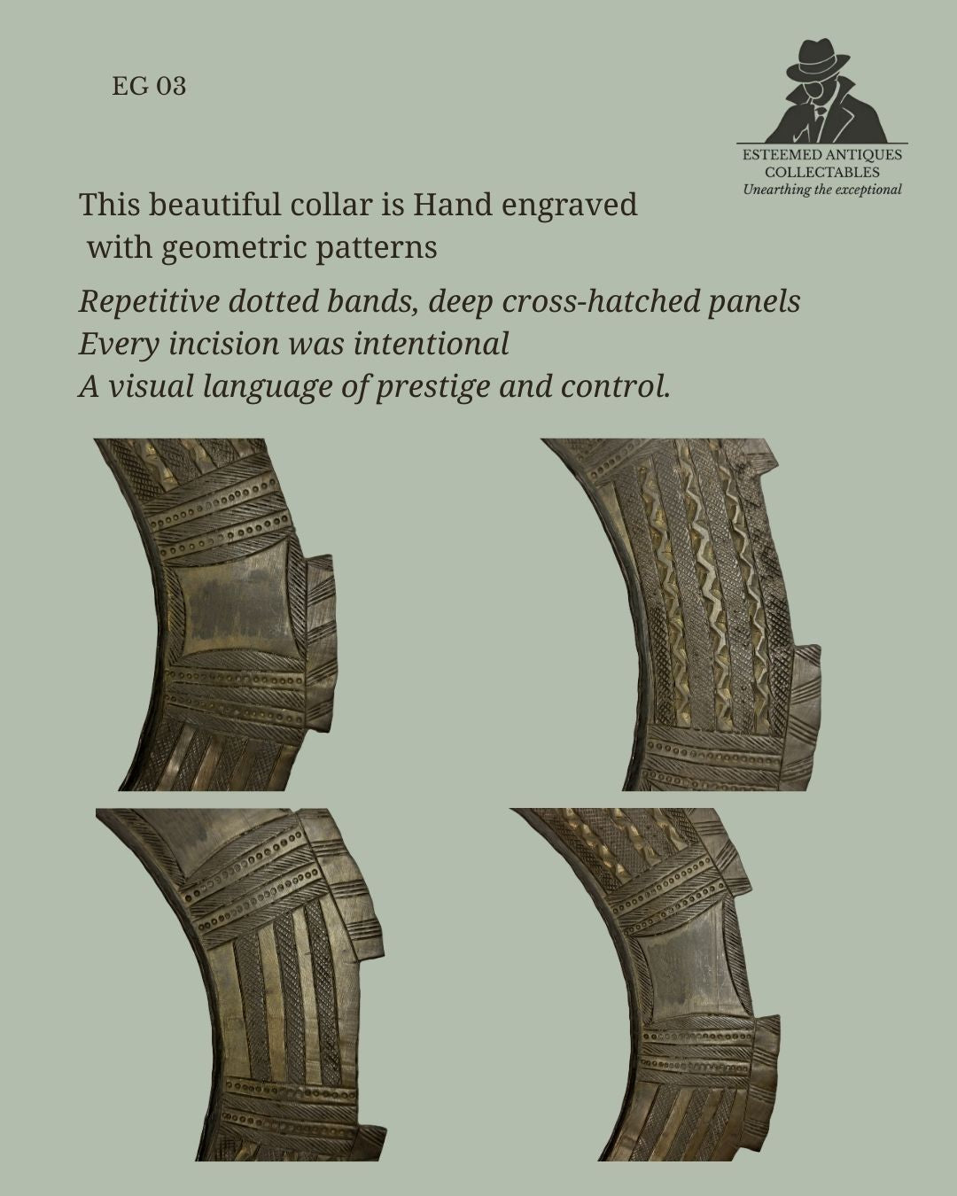 Teke Brass Prestige Collar, Central Africa (Republic of the Congo / DRC), 19th–Early 20th Century