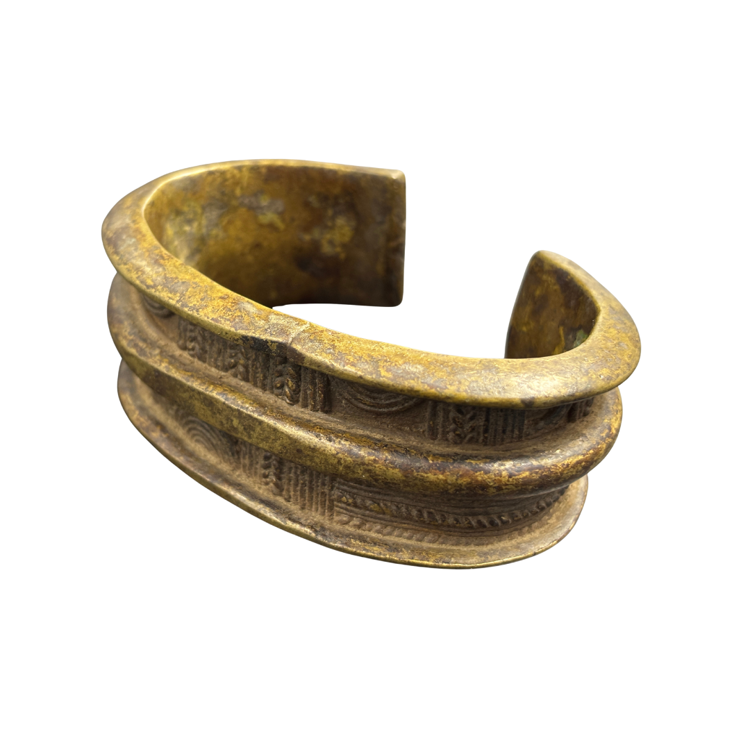 Yoruba Ceremonial Brass Anklet — Southwestern Nigeria, Late 19th to Early 20th Century