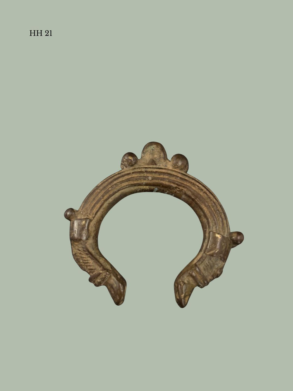 9th Century Akan (Asante) Cast Brass Prestige Bracelet – Southern Ghana