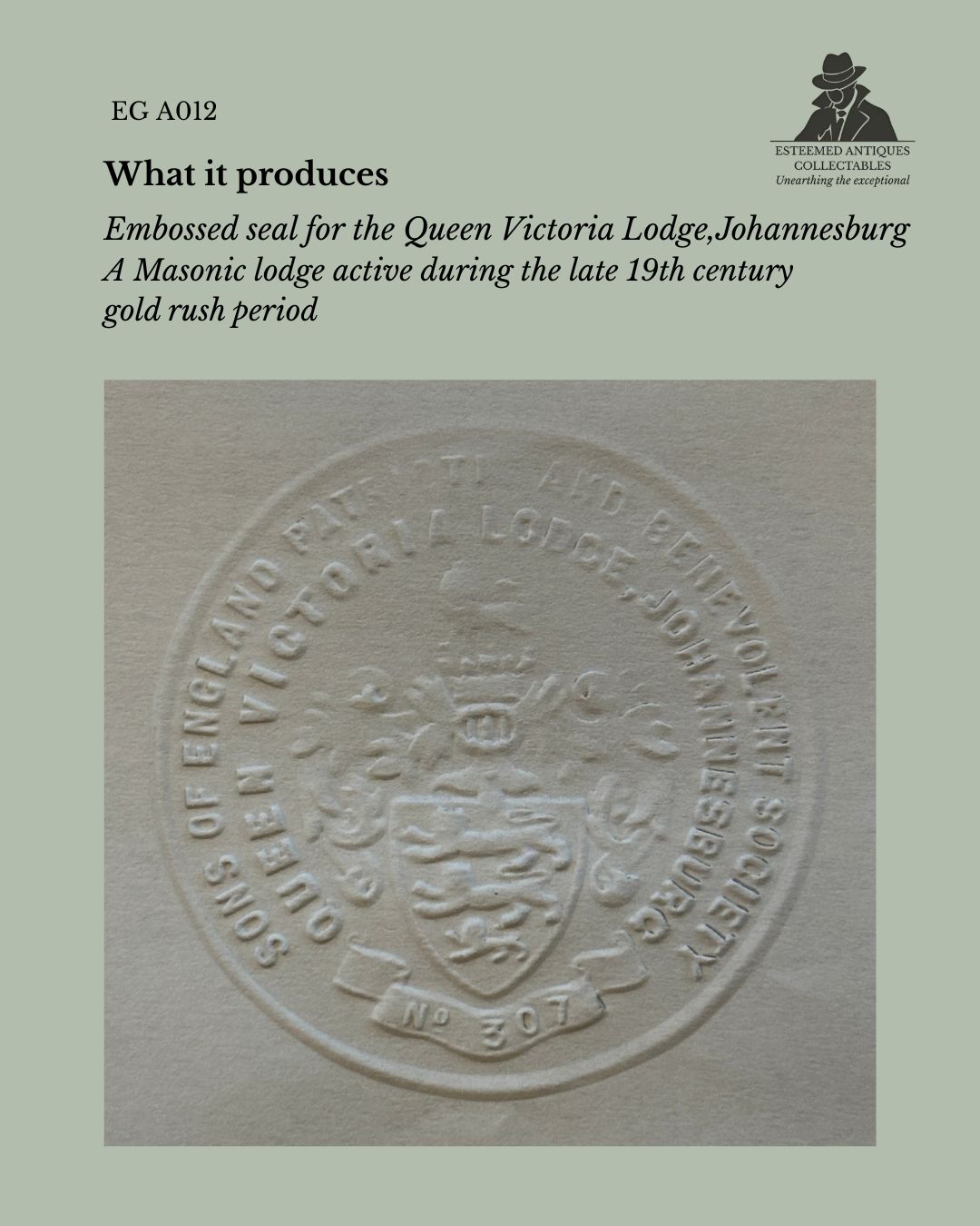Victorian Embossing Press by Spencer & Co, London, Cast Iron and Brass Office Seal Press, England, Late 19th Century