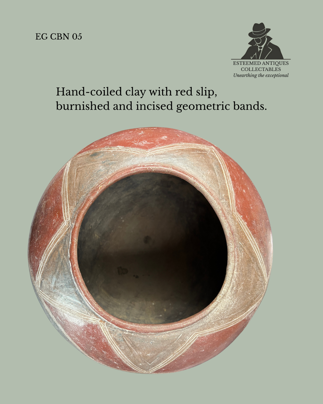 Venda Clay Beer Vessel, South Africa - Hand-Coiled Earthenware Pot