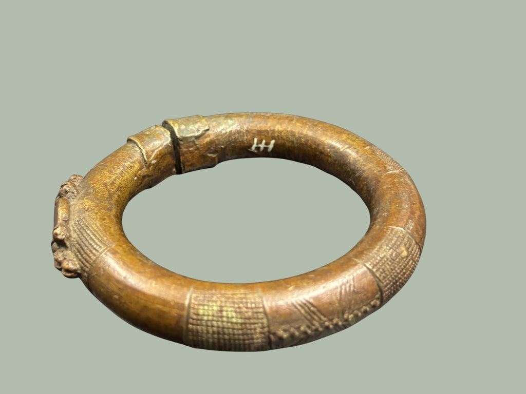 Rare Akan Bronze Arm Ring, Baule Culture, Côte d’Ivoire ,Provenance Hans Himmelheber & Egon Guenther