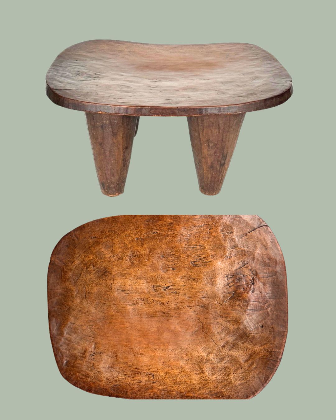 Rare Antique Senufo Ritual Stool – Early 20th Century – Côte d’Ivoire Tribal Art