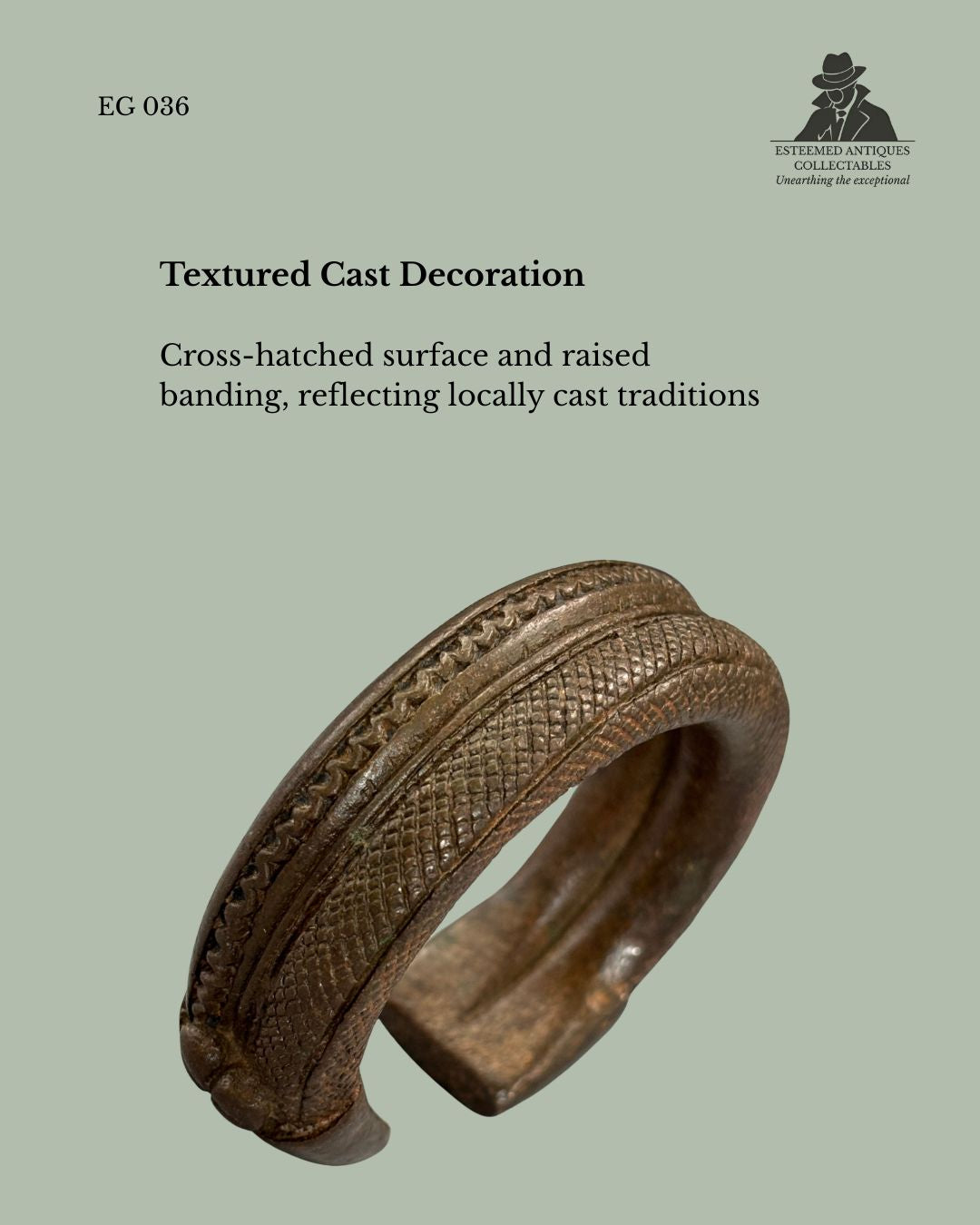 19th-century West African brass manilla bracelet used as currency within Niger Delta trade networks.