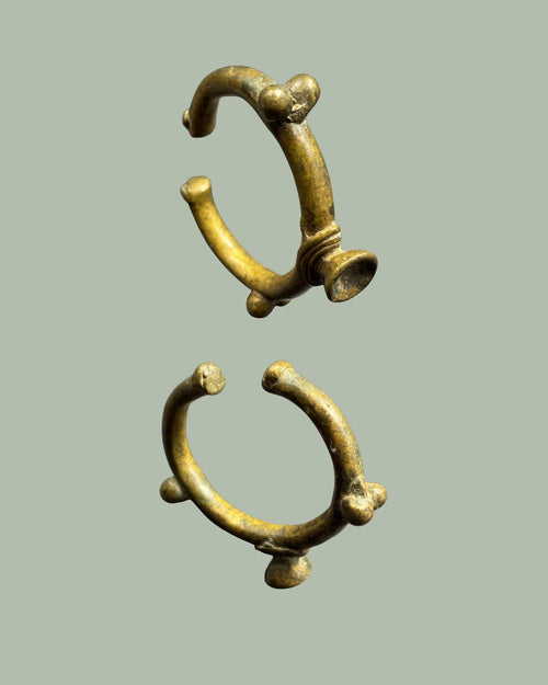 African Manilla Currency Bracelet, Southern Nigeria (Niger Delta), circa 19th century.