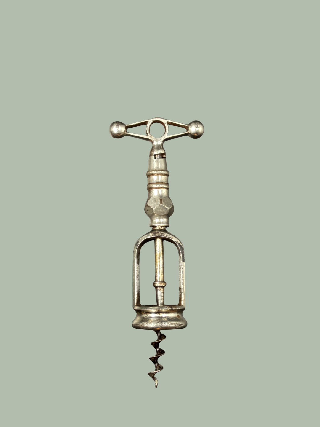Perille French “DIAMANT” corkscrew by Jacques Pérille (Paris) a late 19th cent ...
