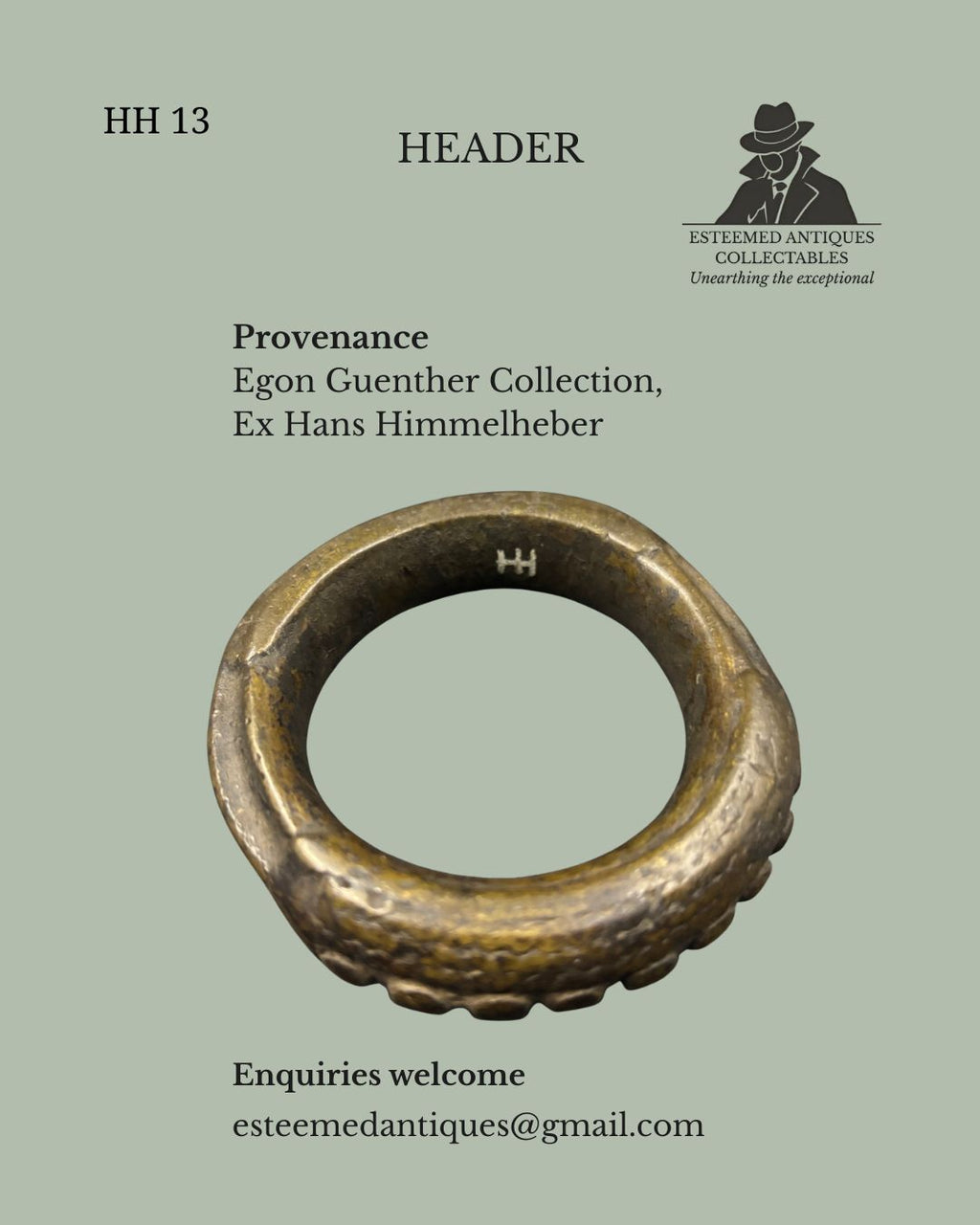 Akan Cast Bronze Prestige Bracelet (Currency Bracelet), West AfricaCirca late 19th – early 20th century