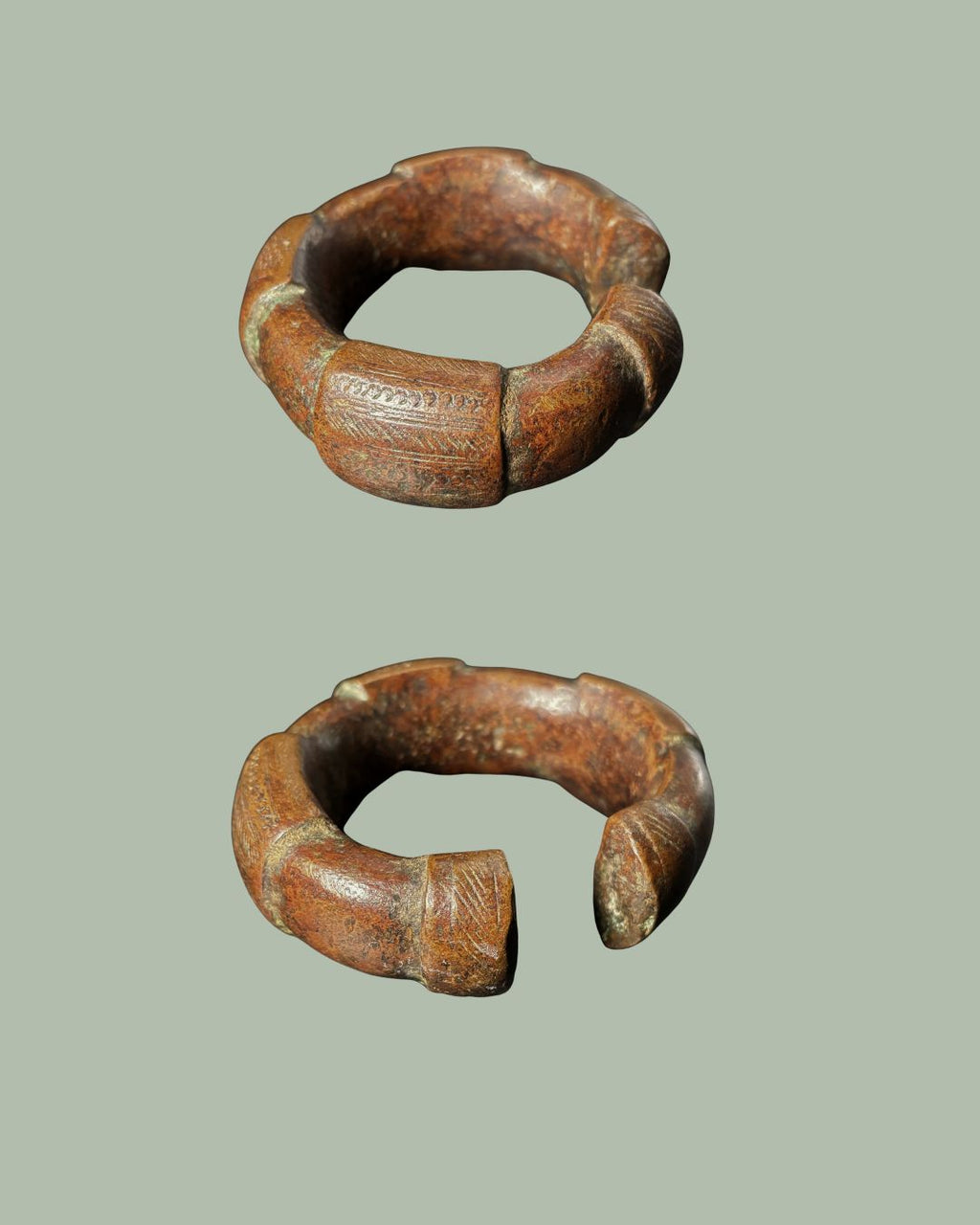 Edo Bronze Armlet, Benin Kingdom Nigeria