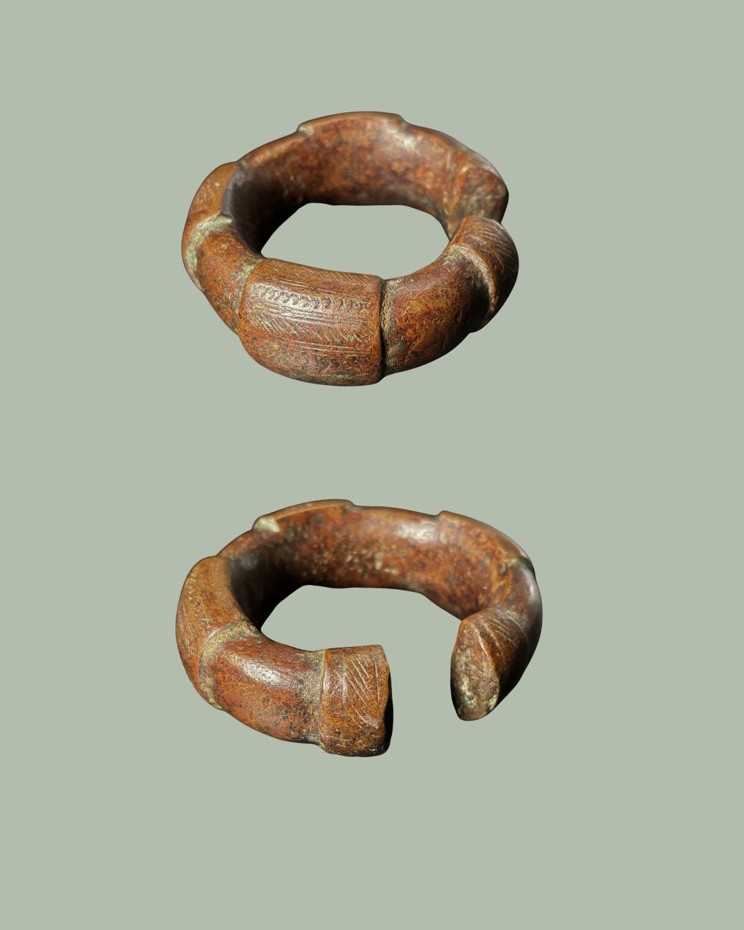 Edo Bronze Armlet, Benin Kingdom Nigeria