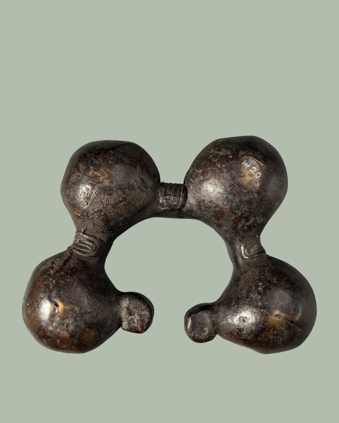 Dan Four-Bell Bronze Anklet, Côte d’Ivoire / Liberia – Lost-Wax Cast Ceremonial Leg Ornament
