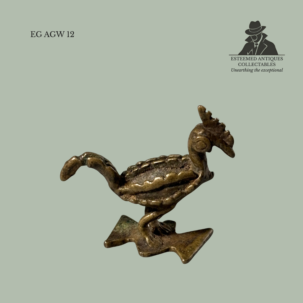 Akan Gold Weights (Abrempong) – Brass Figural Group – Ghana – 3 Piece Set