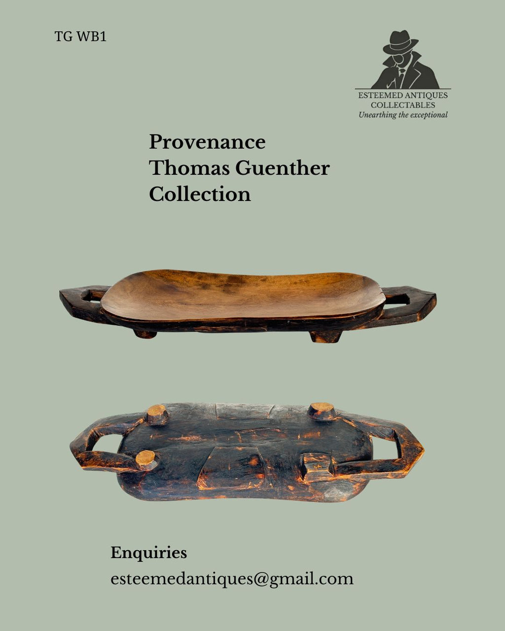 Attributed Zulu / Nguni Hand-Carved Wooden Communal Serving Trough – Southern Africa, Early–Mid 20th Century