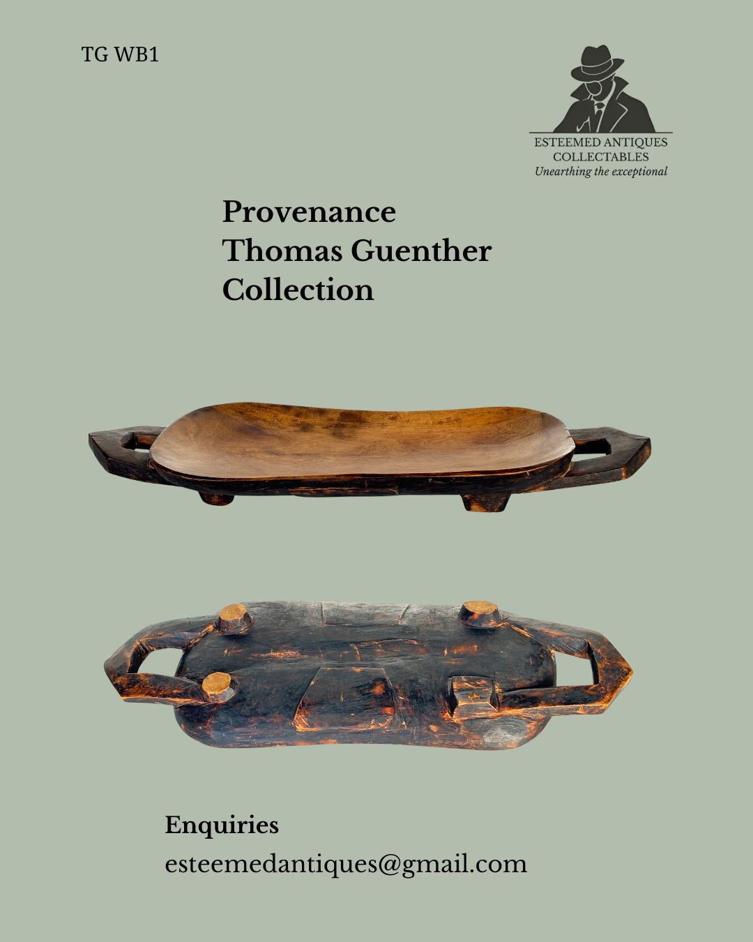 Attributed Zulu / Nguni Hand-Carved Wooden Communal Serving Trough – Southern Africa, Early–Mid 20th Century