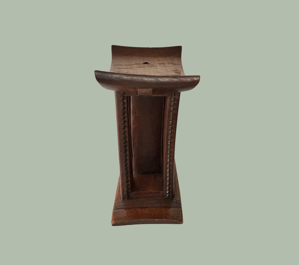 Monumental Akan Ceremonial Stool of Chiefly Authority