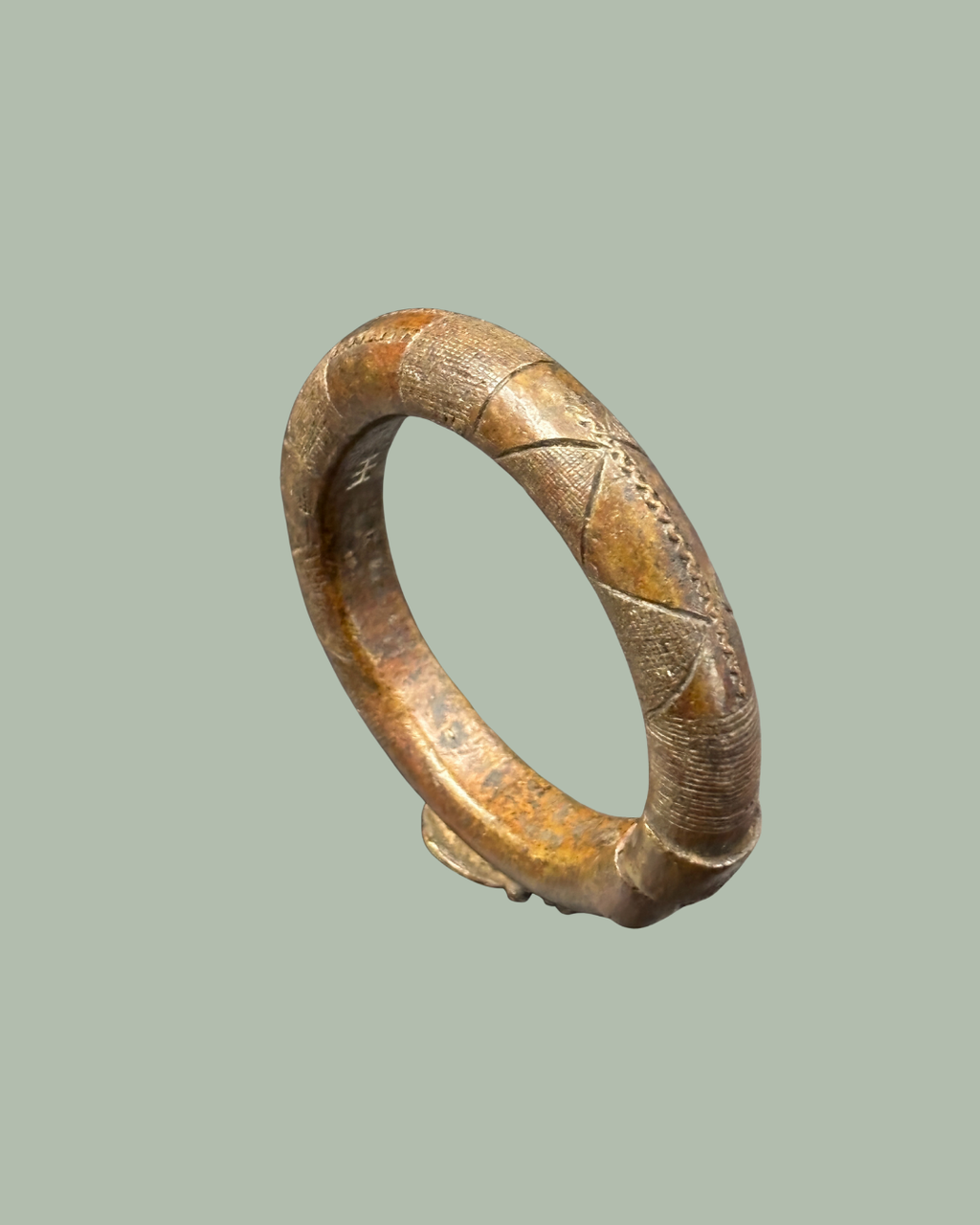 Bronze Currency Armlet, circa. late 19th early 20th century Lower Cross River region of south eastern Nigeria