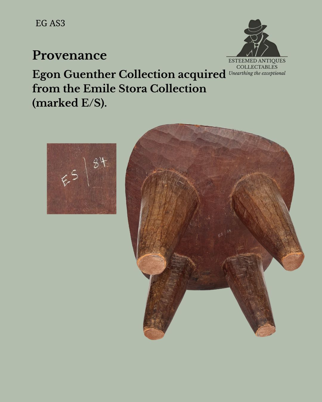 Rare Antique Senufo Ritual Stool – Early 20th Century – Côte d’Ivoire Tribal Art