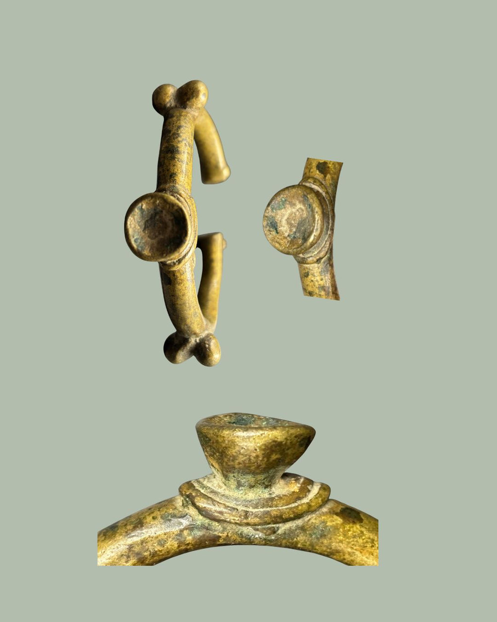 African Manilla Currency Bracelet, Southern Nigeria (Niger Delta), circa 19th century.