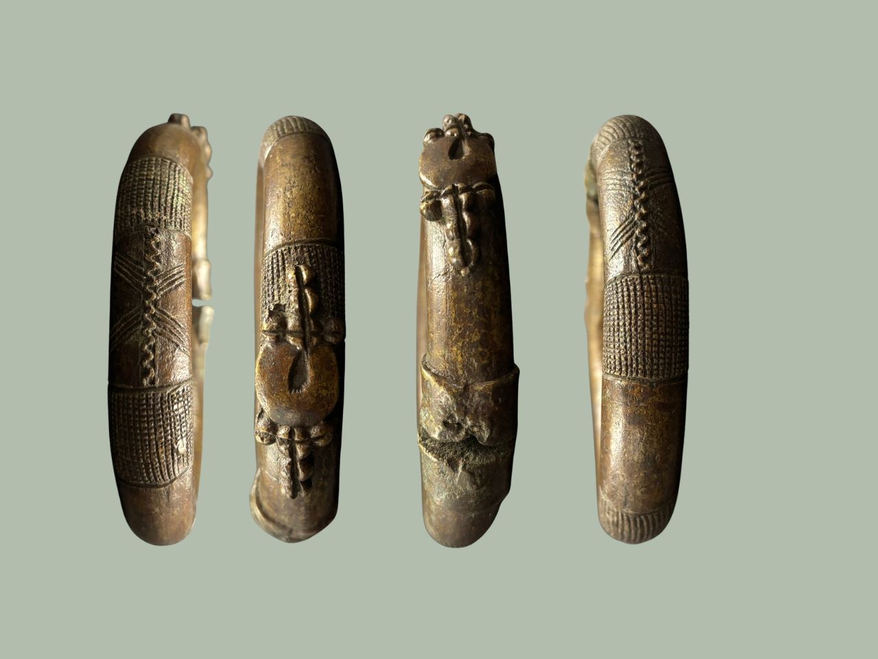 Rare Akan Bronze Arm Ring, Baule Culture, Côte d’Ivoire ,Provenance Hans Himmelheber & Egon Guenther