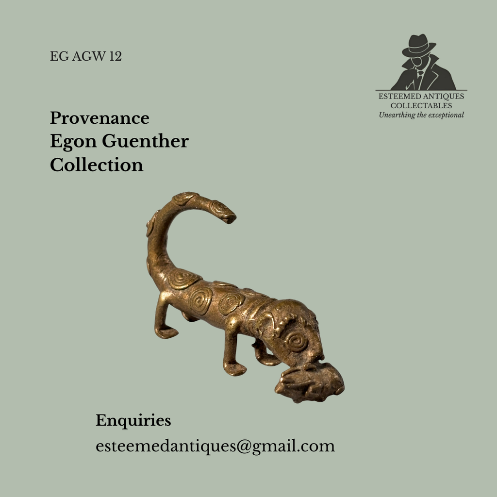 Akan Gold Weights (Abrempong) – Brass Figural Group – Ghana – 3 Piece Set