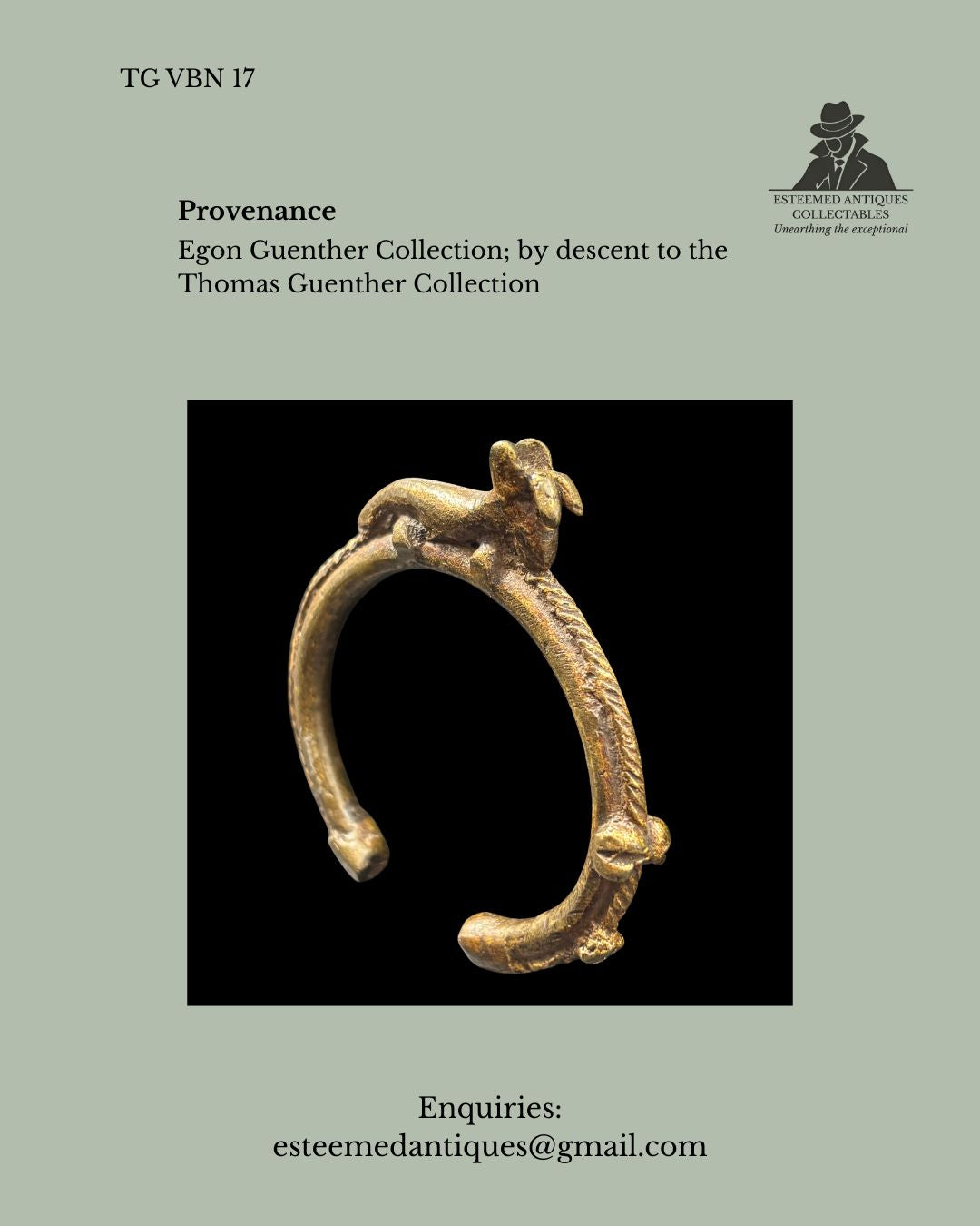 Venetian Millefiori Glass Trade Bead Necklace with Phenolic Resin Beads and Akan Cast Brass Bracelet, Ghana, West Africa