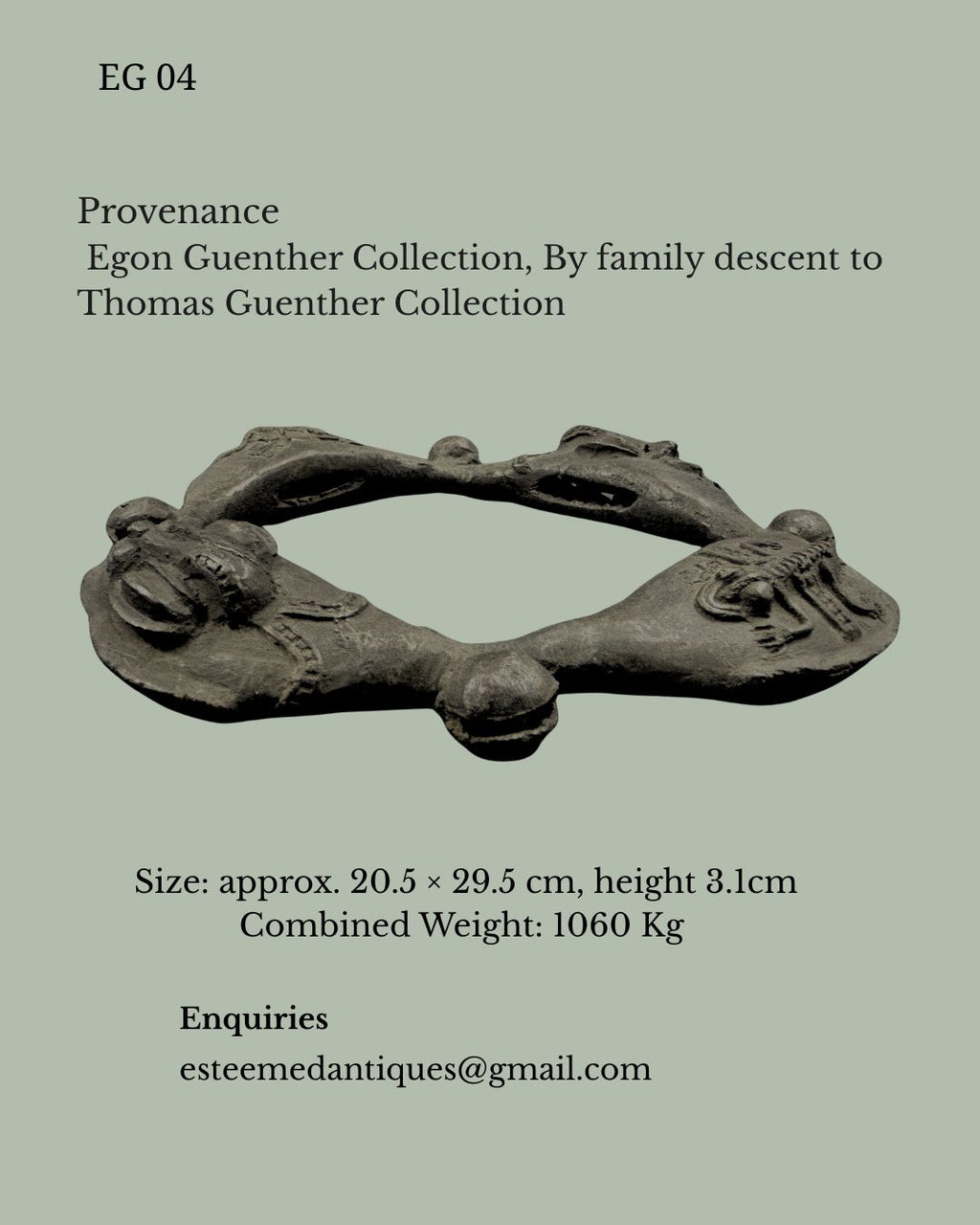 Yoruba Lost-Wax Cast Brass Ceremonial Anklets (Pair), Nigeria, Figural Prestige Leg Ornaments, 19th–20th Century