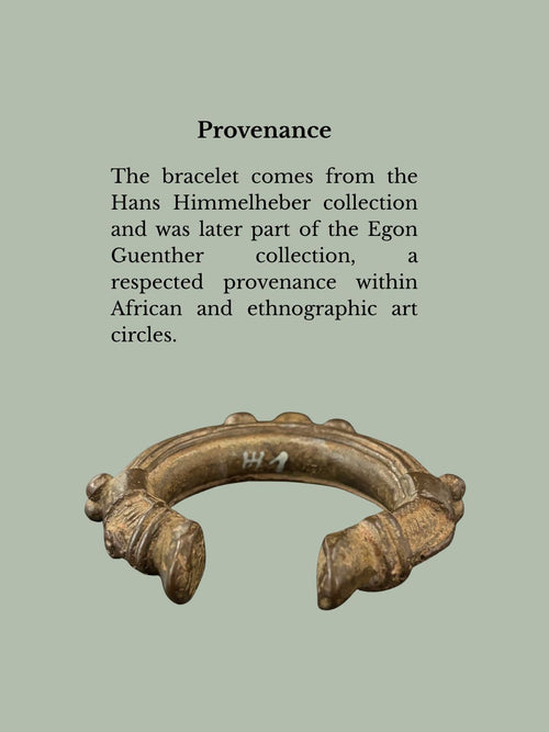 9th Century Akan (Asante) Cast Brass Prestige Bracelet – Southern Ghana