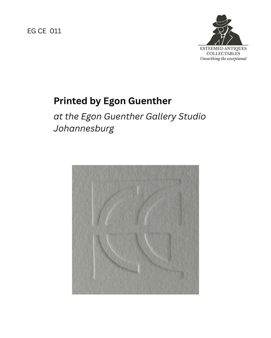 Cecil Skotnes (1926–2009) - “Dare He Call It Love”, Artist’s Proof Woodcut Print, South Africa, 1975, Zerkall Bütten Paper