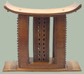 Monumental Akan Ceremonial Stool of Chiefly Authority