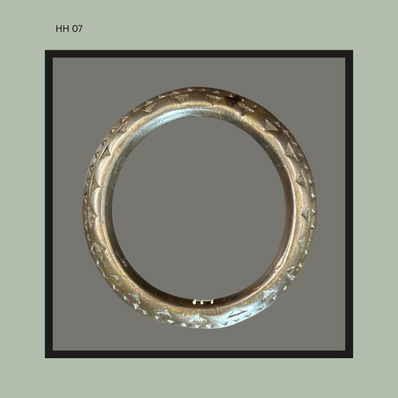 Asante / Akan, brass bracelet Ghana with Hans Himmelheber and Egon Guenther provenance.