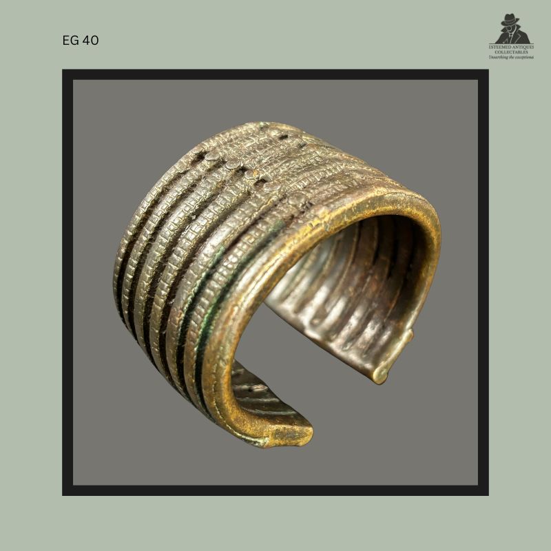 Lobi Lost-Wax Cast Bronze Currency Bracelet For Sale – Burkina Faso – Ex Egon Guenther Collection