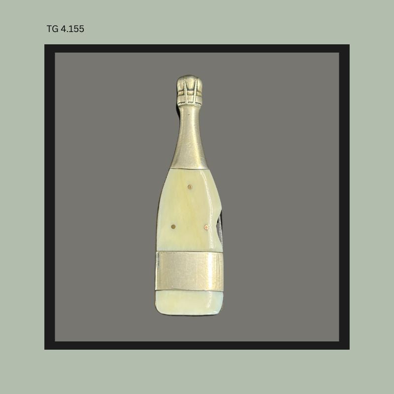 French  Champagne bottle-shaped knife
