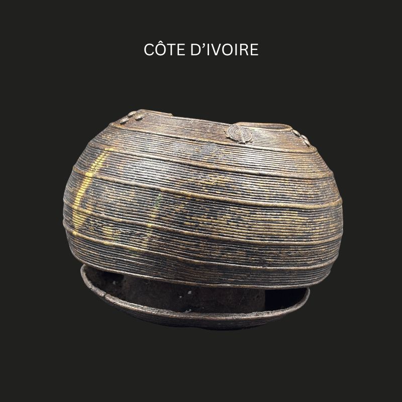 Baule Lost-Wax Copper-Alloy Prestige Anklet, Côte d’Ivoire, c. 1900–1930