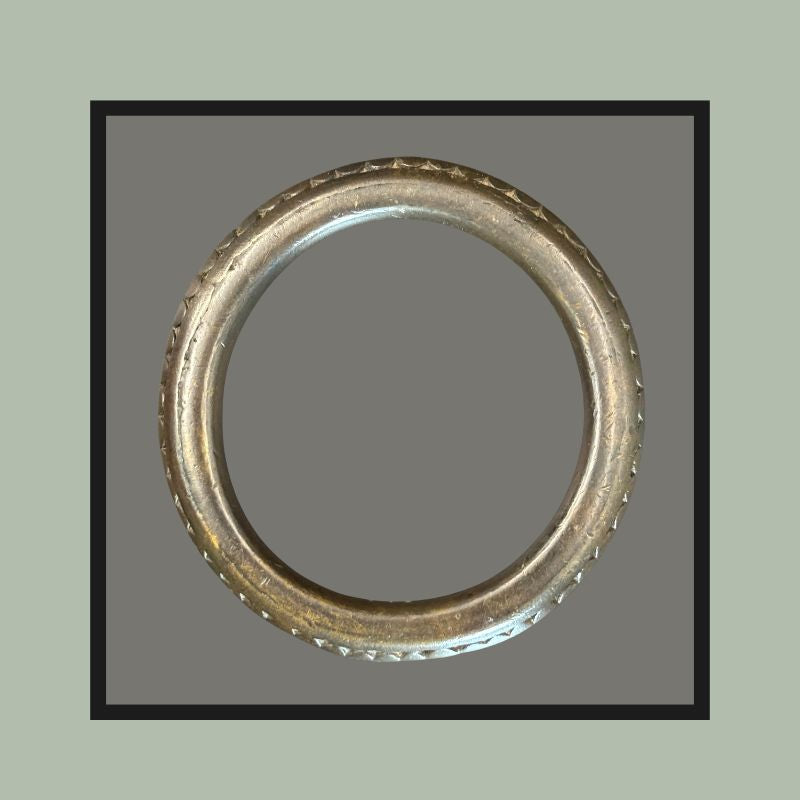Asante / Akan Brass Bracelet, Ghana, Lost-Wax Cast Copper Alloy Bangle, Hans Himmelheber / Egon Guenther Provenance