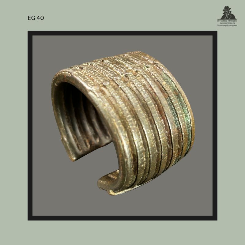 Lobi Lost-Wax Cast Bronze Currency Bracelet For Sale – Burkina Faso – Ex Egon Guenther Collection