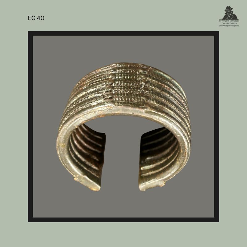 Lobi Lost-Wax Cast Bronze Currency Bracelet For Sale – Burkina Faso – Ex Egon Guenther Collection