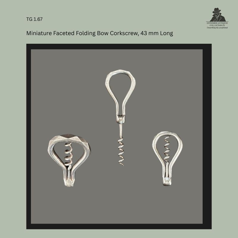 Collection of 6 Small & Miniature Folding Bow Corkscrews for Sale – Victorian to Early 20th Century Pocket Corkscrew Group | TG 1600C