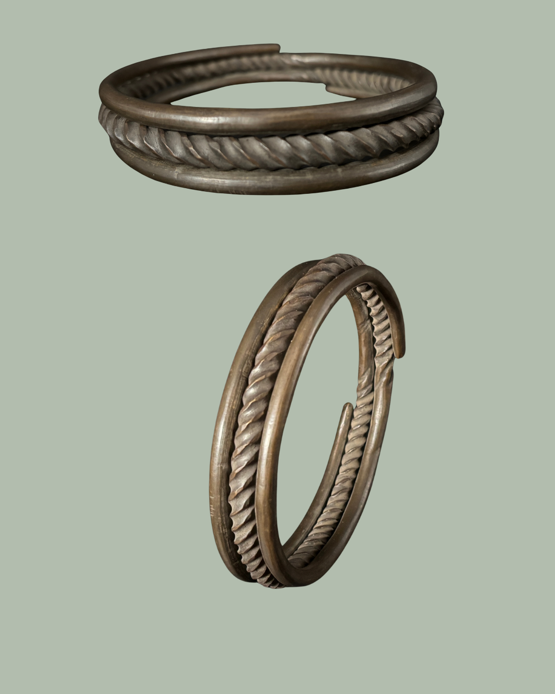 Copper neck torque, attributed to the Kalabari / Ijaw peoples of the Niger Delta