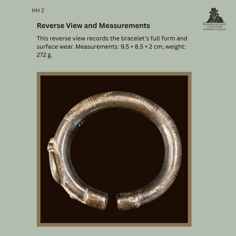West African Zoomorphic Copper-Alloy Bracelet, Probably Senufo, Côte d’Ivoire, circa 1900–1950