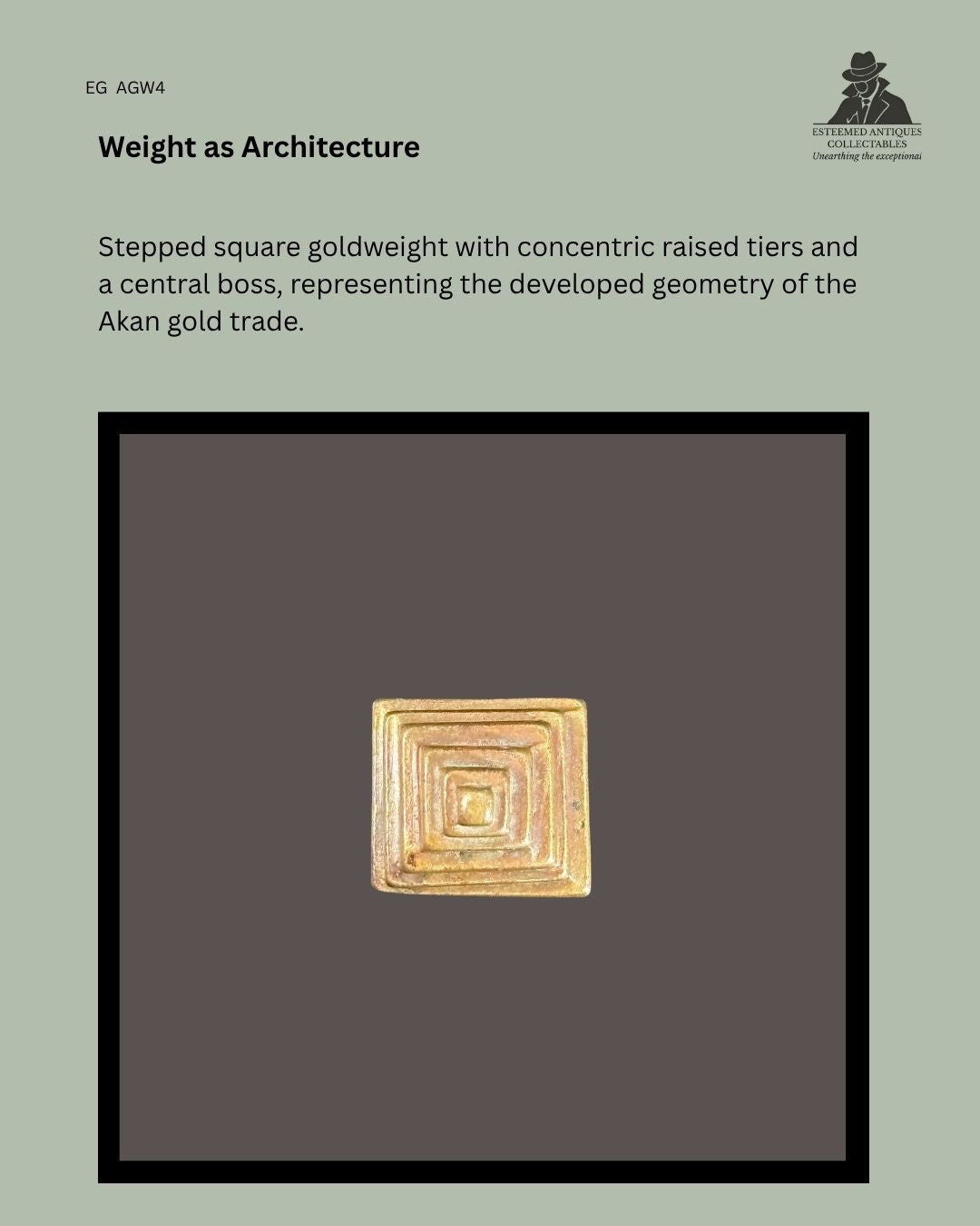 NINE AKAN BRASS GOLDWEIGHTS, GHANA, LOST-WAX CAST