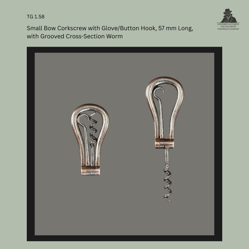 Collection of 6 Small & Miniature Folding Bow Corkscrews for Sale – Victorian to Early 20th Century Pocket Corkscrew Group | TG 1600C